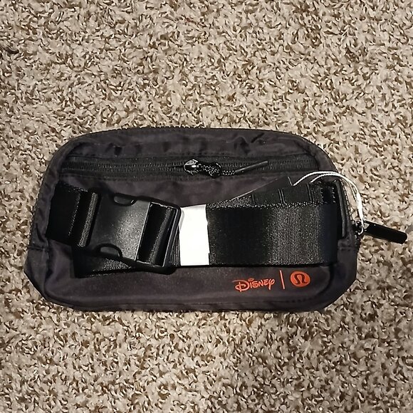 Lululemon - Disney Mickey Mouse - Belt Bag Embroidered Crossbody - BLACK - NWT - Picture 3 of 5